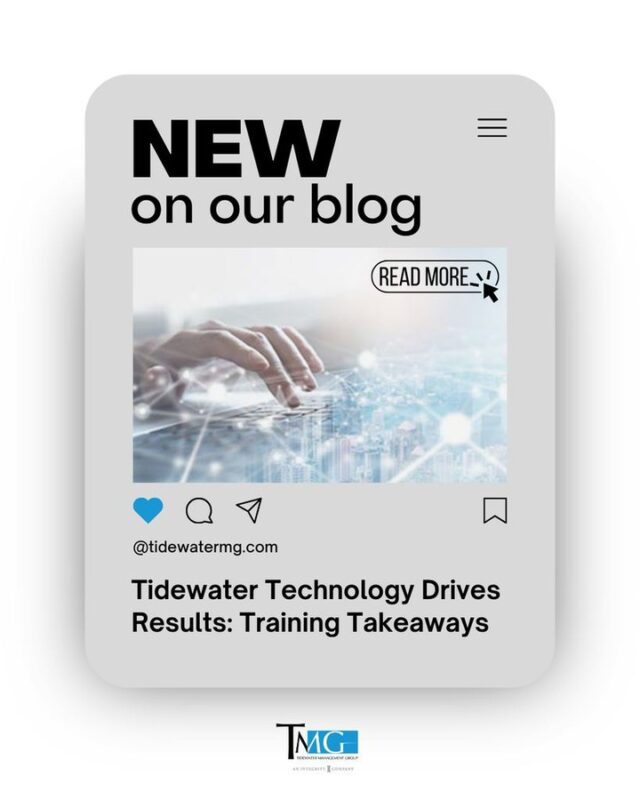 New on the Blog! ⭐ From uncovering cross-sell opportunities to mastering quoting tools, our technology training proved one thing: Tidewater tech drives results. Check out the post for key takeaways!

🔗https://tidewaterplayground.wp1.host/tidewater-technology-drives-results-training-takeaways/